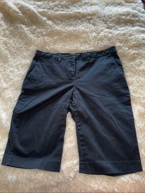 New York & Company Women's Black Bermuda Shorts